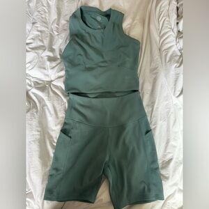 Women's Green Activewear Set